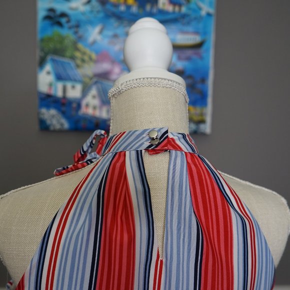 A-Line Red White and Blue dress - Picture 5 of 5